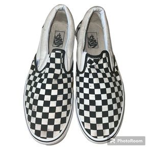 👞Vans checkered classic slip on shoes